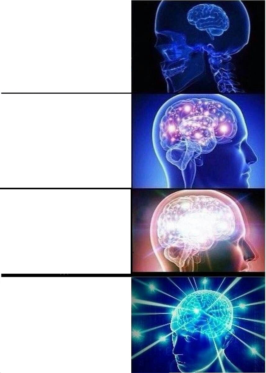Expanding Brain meme about Board