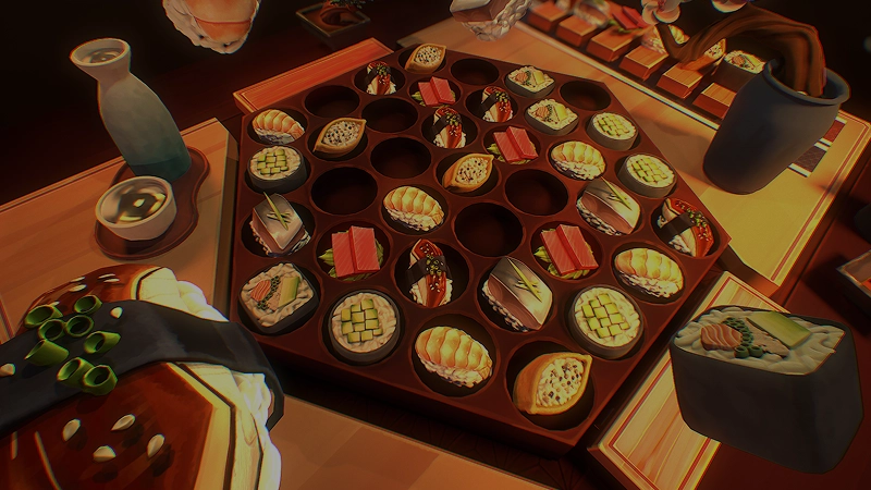 Omakase on Board: a sushi platter duel on the screen